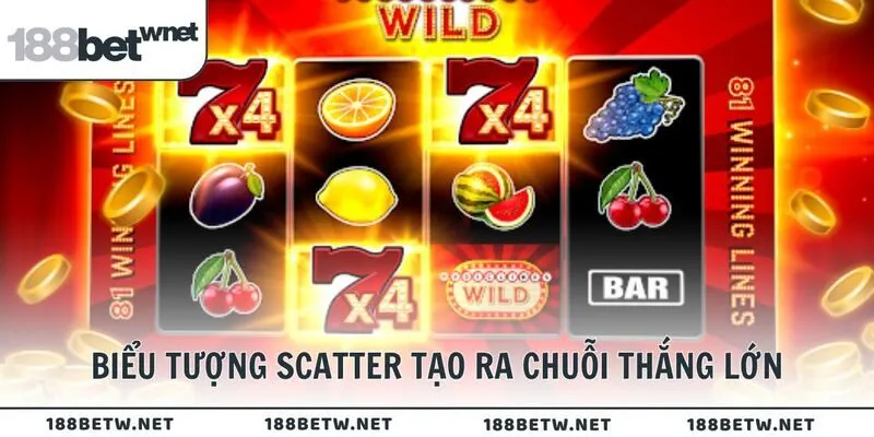 Biểu tượng Scatter tạo ra chuỗi thắng lớn