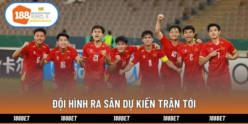 Đội hình ra sân dự kiến trận tới